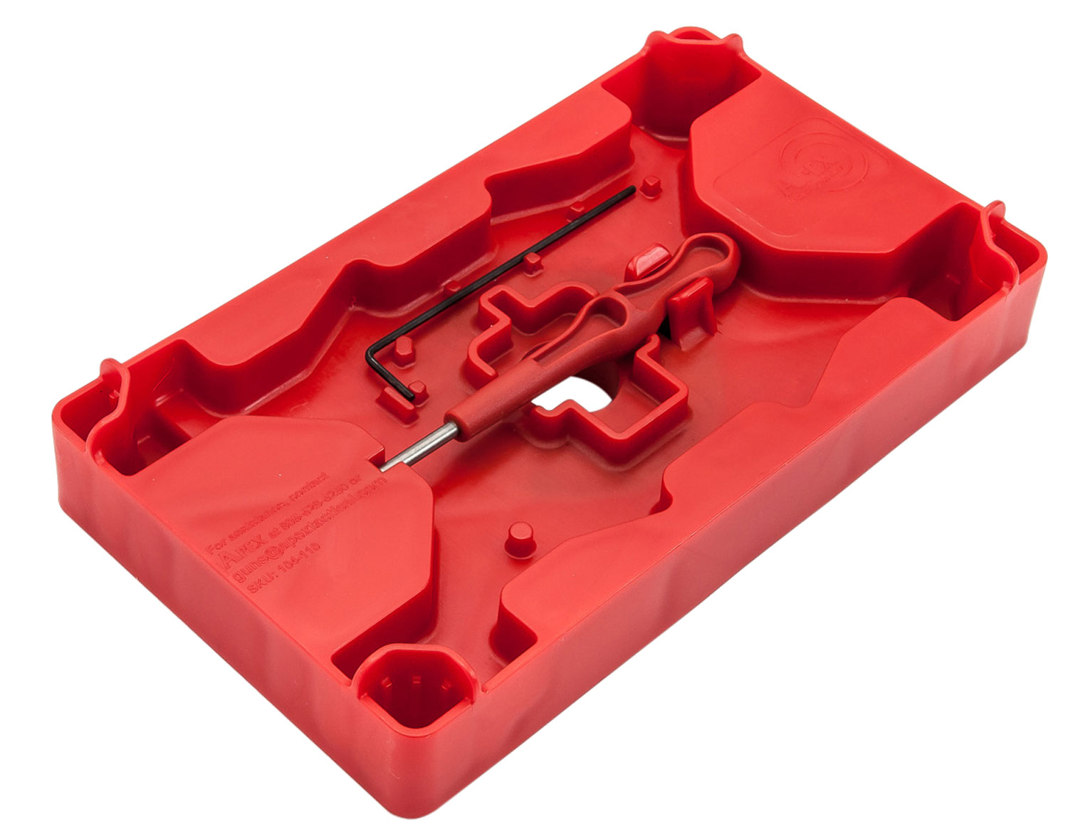 Apex Tactical Armorer’s Tray w/ Pin Punch — Polymer