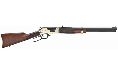 Henry Side Gate Lever Action Rifle .38-55 Win 20″ Blued Walnut
