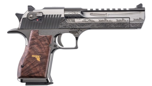 Magnum Research and Iron Monkey Rifle Works Unveil the “Dueling Katanas” Desert Eagle
