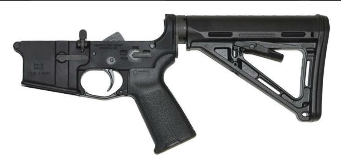 PSA – PALMETTO STATE ARMORY AR15 COMPLETE STEALTH LOWER MAGPUL MOE