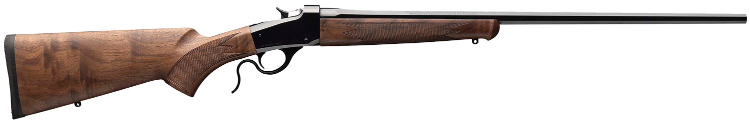 Winchester Repeating Arms 534293208 Model 1885 Low Wall Hunter Full Size 223 Rem 1rd 24″ Polished Blued Octagon Barrel, Drilled & Tapped Steel Receiver, Grade III/IV Walnut Fixed w/Pistol Grip Stock